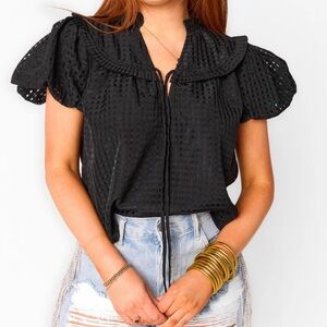 Buddy Love Black Blouse